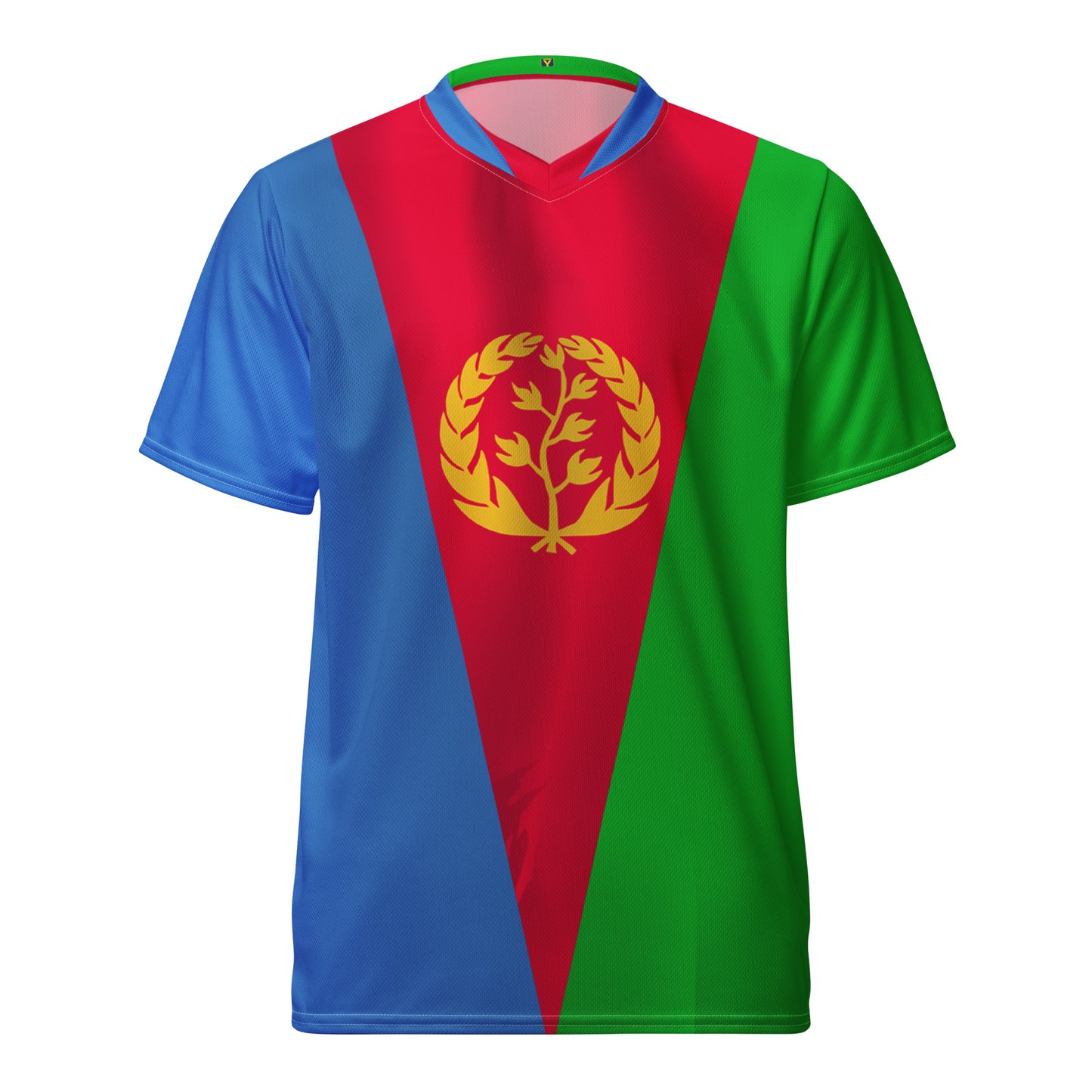 Banderay Version III - Eritrean Flag (Recycled unisex sports jersey) by Yonas Maynas